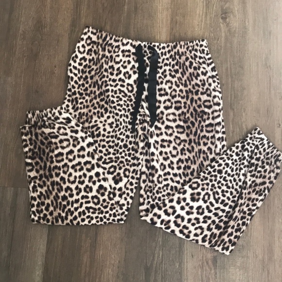Betsey Johnson Other - Leopard print pajama pants